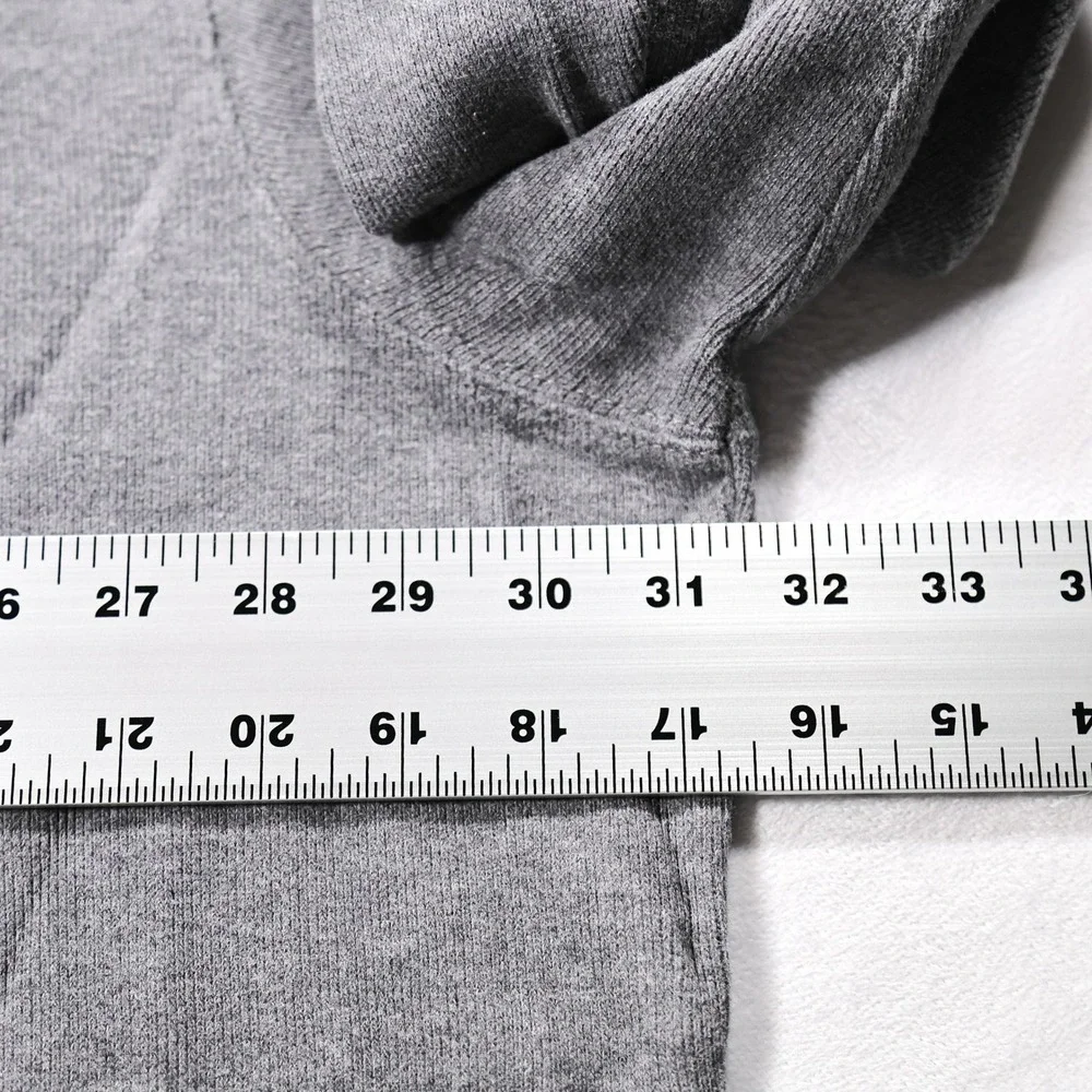 POLO RALPH LAUREN Mens 3XLT Gray Cotton Long Sleeve Quarter Zip Pullover Sweater